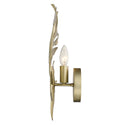 One Light Wall Sconce from the Aruba Collection in White Gold Finish by Golden