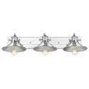 Three Light Bath Vanity from the Kleine Collection in Chrome Finish by Golden
