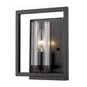 Golden - 6068-1W BLK - One Light Wall Sconce - Marco BLK - Matte Black from Lighting & Bulbs Unlimited in Charlotte, NC
