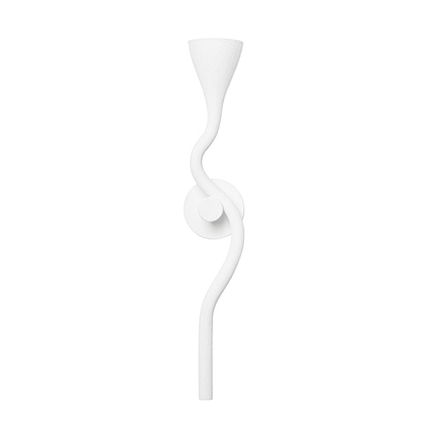 Corbett Lighting - 406-01-GSW - One Light Wall Sconce - Anastasia - Gesso White from Lighting & Bulbs Unlimited in Charlotte, NC