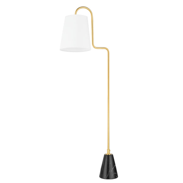 Mitzi - HL539401-AGB - One Light Floor Lamp - Jaimee - Aged Brass from Lighting & Bulbs Unlimited in Charlotte, NC