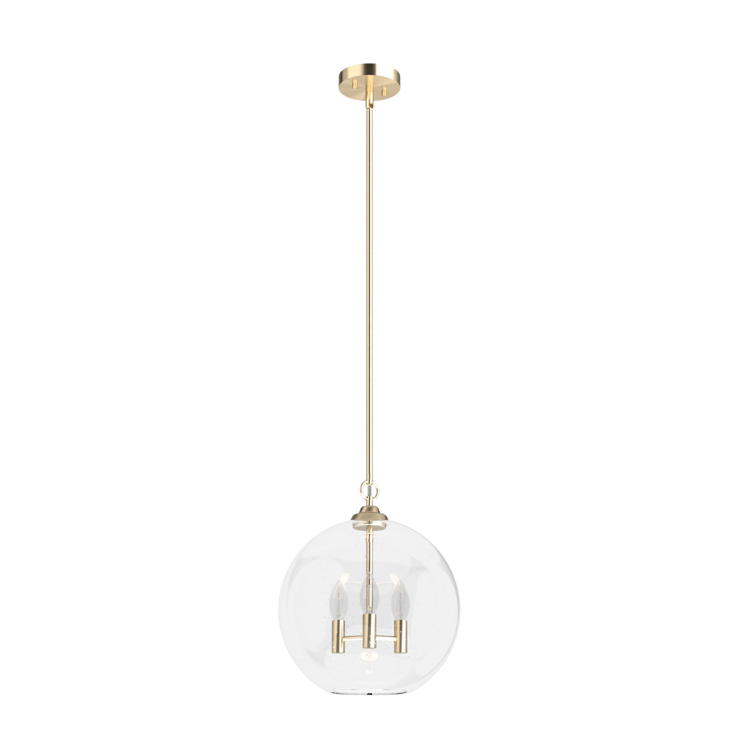 Hunter - 19557 - Three Light Pendant - High Oaks - Alturas Gold from Lighting & Bulbs Unlimited in Charlotte, NC