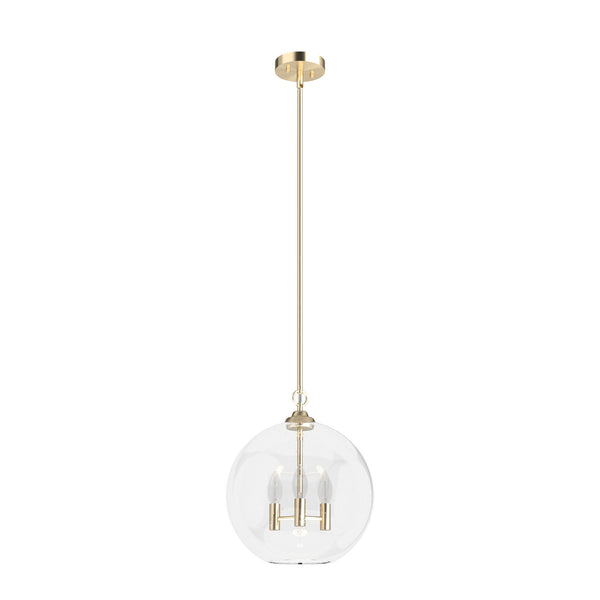 Hunter - 19557 - Three Light Pendant - High Oaks - Alturas Gold from Lighting & Bulbs Unlimited in Charlotte, NC