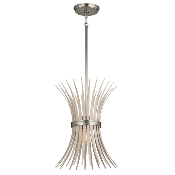 Kichler - 52460NI - One Light Pendant - Baile - Brushed Nickel from Lighting & Bulbs Unlimited in Charlotte, NC