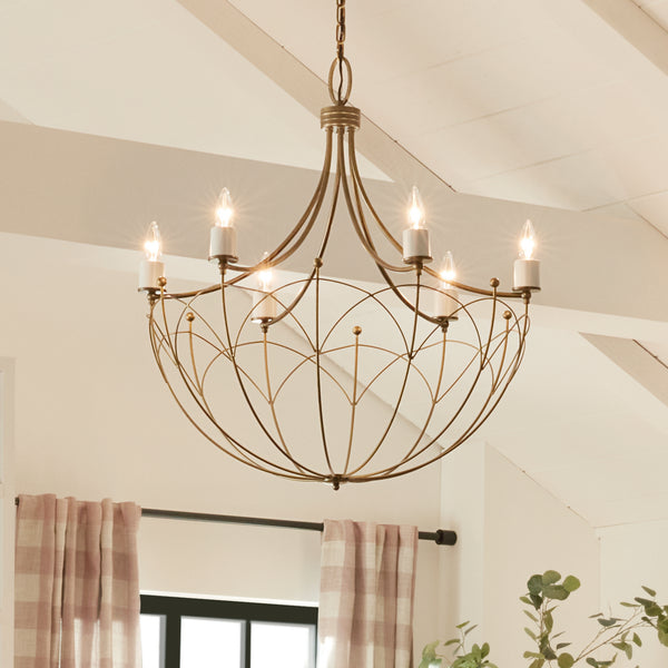 Kichler - 52462CHZ - Six Light Chandelier - Topiary - Character Bronze from Lighting & Bulbs Unlimited in Charlotte, NC