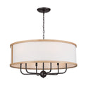 Kichler - 52466AVI - Six Light Chandelier - Heddle - Anvil Iron from Lighting & Bulbs Unlimited in Charlotte, NC