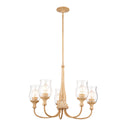 Kichler - 52468WMP - Five Light Chandelier - Melis - Warm Maple Wood from Lighting & Bulbs Unlimited in Charlotte, NC