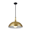 One Light Pendant from the Fira Collection in Natural Brass Finish by Kichler