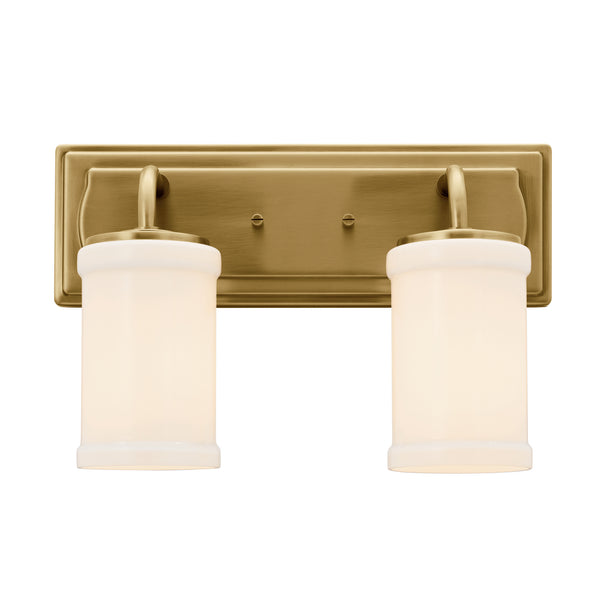 Kichler - 55130NBR - Two Light Bath - Vetivene - Natural Brass from Lighting & Bulbs Unlimited in Charlotte, NC