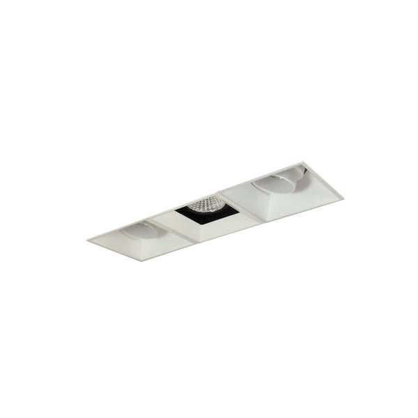 Nora Lighting - NMIOTL-13-NF-AAF-27X-10-BMPW - Three - Black / Matte Powder White from Lighting & Bulbs Unlimited in Charlotte, NC