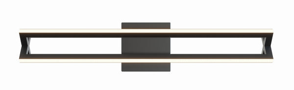 AFX Lighting - CSSV2404L30D1BK - LED Vanity - Cass - Black from Lighting & Bulbs Unlimited in Charlotte, NC