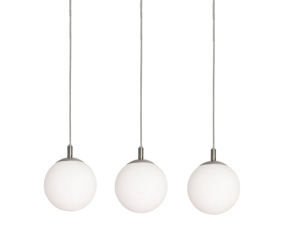 AFX Lighting - LRTP07MBSNLNR3 - Three Light Pendant - Loretto - Satin Nickel from Lighting & Bulbs Unlimited in Charlotte, NC