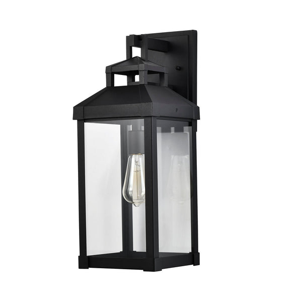 Nuvo Lighting - 60-7372 - One Light Wall Lantern - Corning - Matte Black from Lighting & Bulbs Unlimited in Charlotte, NC