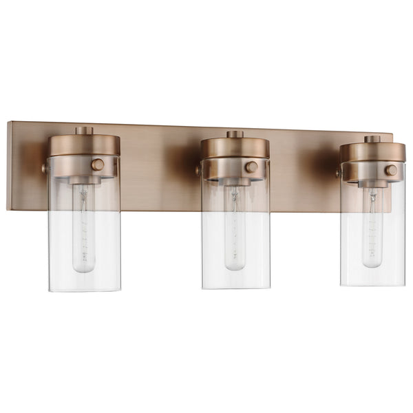 Nuvo Lighting - 60-7533 - Three Light Vanity - Intersection - Burnished Brass from Lighting & Bulbs Unlimited in Charlotte, NC