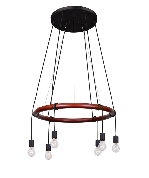 Besa - CIRQUE-120V-BK - Six Light Pendant - Cirque - Black from Lighting & Bulbs Unlimited in Charlotte, NC