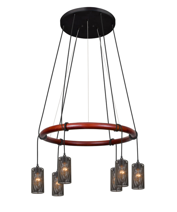 Besa - CIRQUE-120V-BK-MS - Six Light Pendant - Cirque - Black from Lighting & Bulbs Unlimited in Charlotte, NC