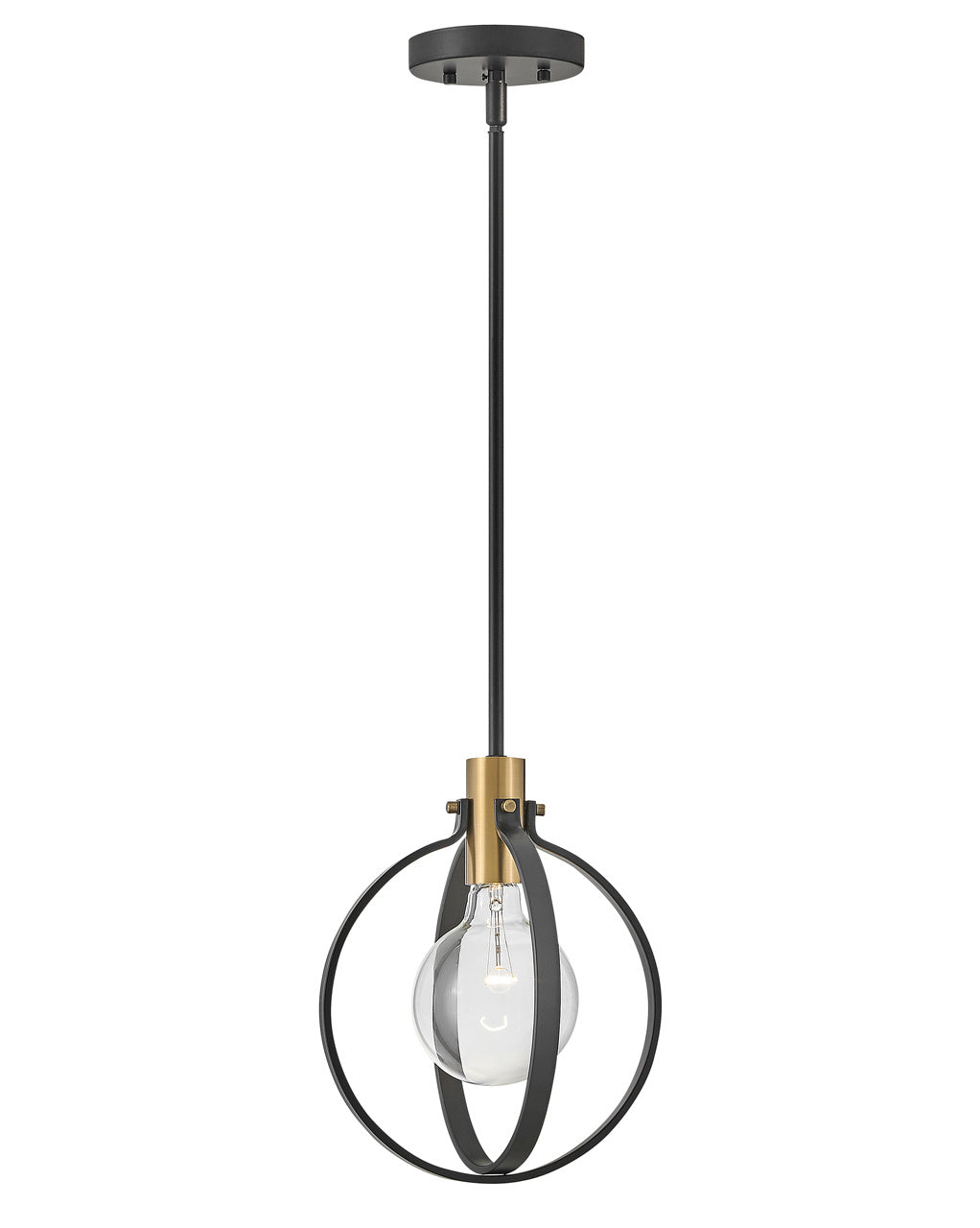 Lark - 83037BK - LED Pendant - Cirque - Black from Lighting & Bulbs Unlimited in Charlotte, NC