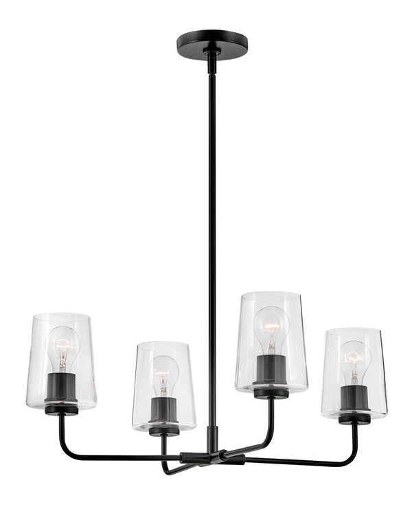 Lark - 83454BK - LED Chandelier - Kline - Black from Lighting & Bulbs Unlimited in Charlotte, NC