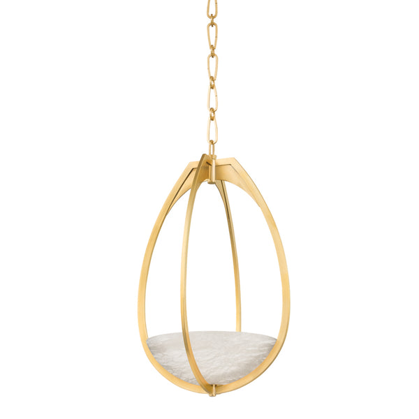 Hudson Valley - 4313-AGB - LED Pendant - Lloyd - Aged Brass from Lighting & Bulbs Unlimited in Charlotte, NC