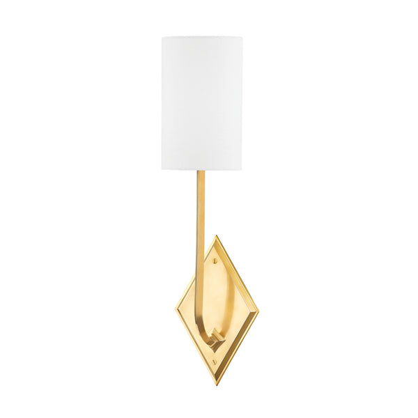 Hudson Valley - 7061-AGB - One Light Wall Sconce - Eastern Point - Aged Brass from Lighting & Bulbs Unlimited in Charlotte, NC