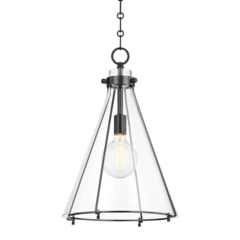 Hudson Valley - 7304-OB - One Light Pendant - Eldridge - Old Bronze from Lighting & Bulbs Unlimited in Charlotte, NC