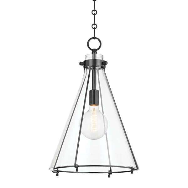 Hudson Valley - 7304-OB - One Light Pendant - Eldridge - Old Bronze from Lighting & Bulbs Unlimited in Charlotte, NC