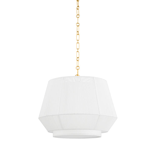 Hudson Valley - BKO501-AGB - One Light Pendant - Debi - Aged Brass from Lighting & Bulbs Unlimited in Charlotte, NC