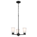 Kichler - 52435BK - Three Light Chandelier - Stamos - Black from Lighting & Bulbs Unlimited in Charlotte, NC