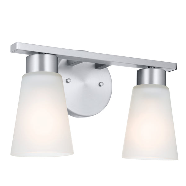 Kichler - 55120NI - Two Light Bath - Stamos - Brushed Nickel from Lighting & Bulbs Unlimited in Charlotte, NC