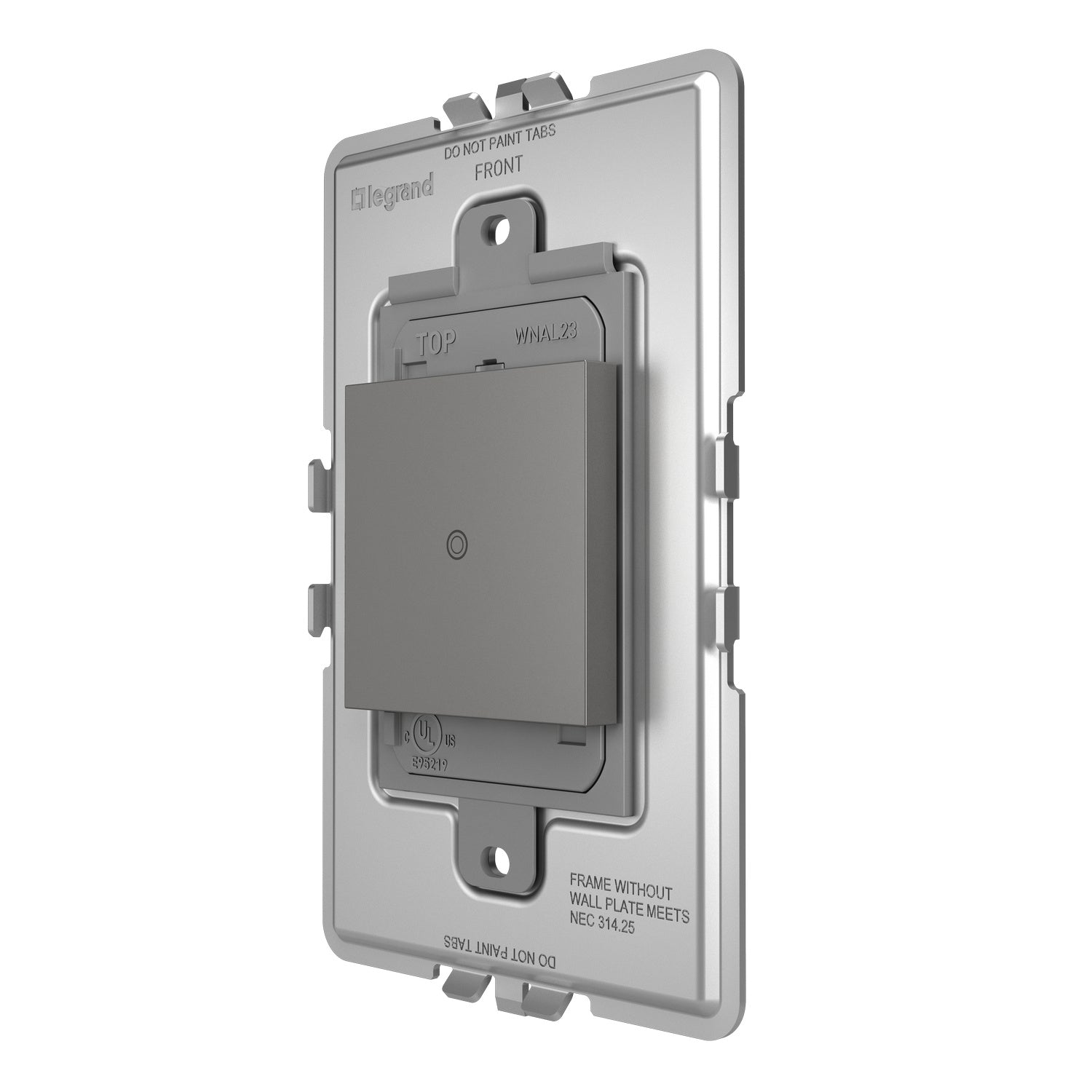 Legrand - WNAL23M1 - Wireless Switch - Adorne - Magnesium from Lighting & Bulbs Unlimited.