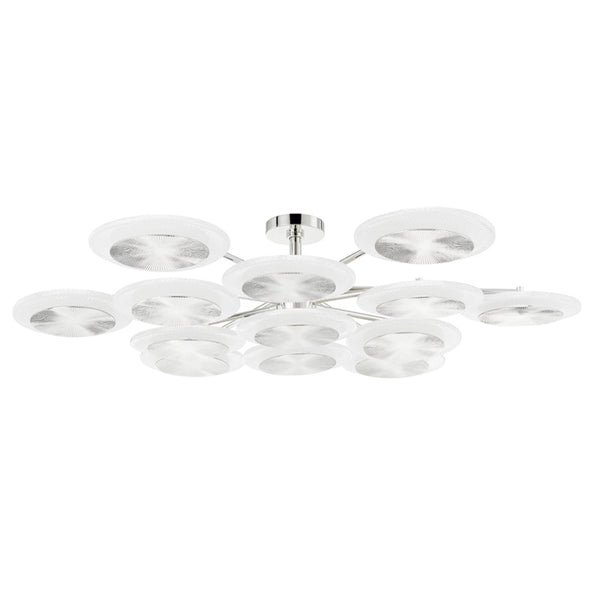 Corbett Lighting - 328-57-PN - LED Chandelier - Topaz - Polished Nickel from Lighting & Bulbs Unlimited in Charlotte, NC