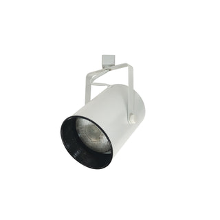 Nora Lighting - NTH-113W/L - Flatback Cyl Par38 Wh,Bk Baf W - Track Inc Line Voltage - White from Lighting & Bulbs Unlimited.