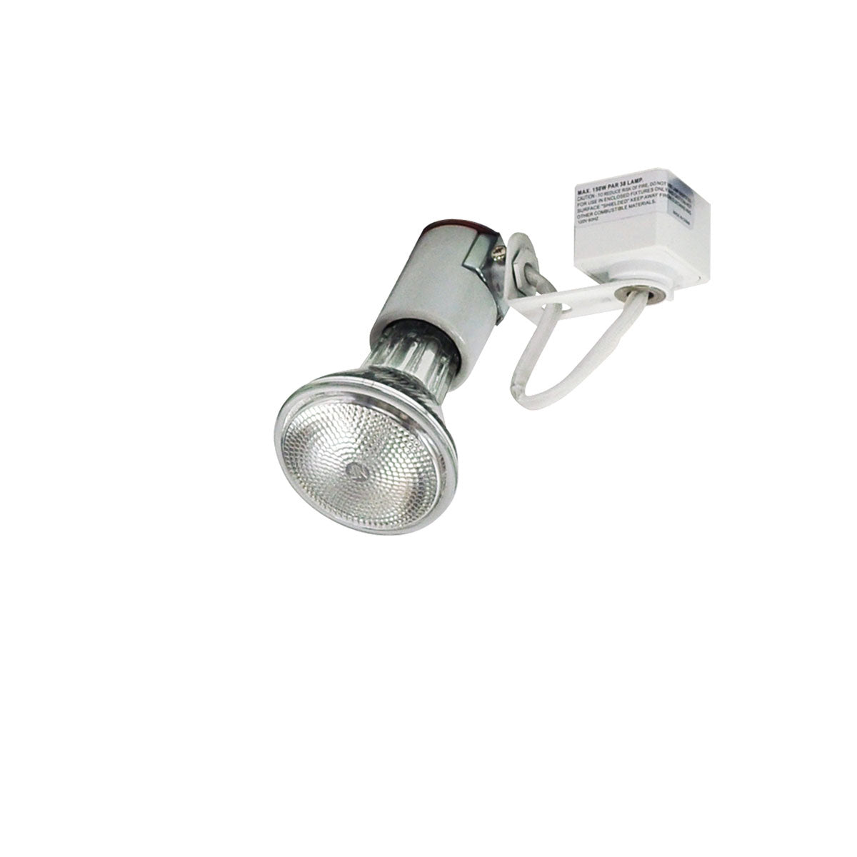 Nora Lighting - NTH-115W/L - Lamp Holder Par38/Br40 Wh "L" - Track Inc Line Voltage - White from Lighting & Bulbs Unlimited.