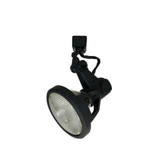 Nora Lighting - NTH-133B/L - Belgium Gimbal Par38 Bk, "L"Ad - Track Inc Line Voltage - Black from Lighting & Bulbs Unlimited.
