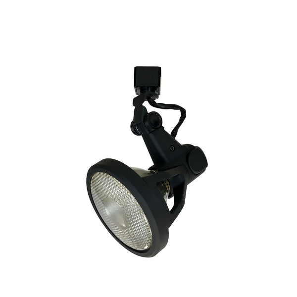 Nora Lighting - NTH-133B/L - Belgium Gimbal Par38 Bk, "L"Ad - Track Inc Line Voltage - Black from Lighting & Bulbs Unlimited.