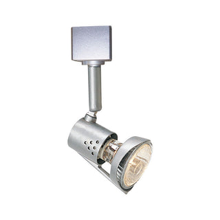 Nora Lighting - NTH-618S/J - Italia Track Head, Line Voltage, Mr16 Gu10, J-Style, - Track Gu10 Line Voltage - Silver from Lighting & Bulbs Unlimited.