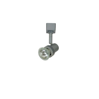 Nora Lighting - NTH-619S/L - Metro Track Head, Line Voltage, Mr16 Gu10, L-Style, - Track Gu10 Line Voltage - Silver from Lighting & Bulbs Unlimited.