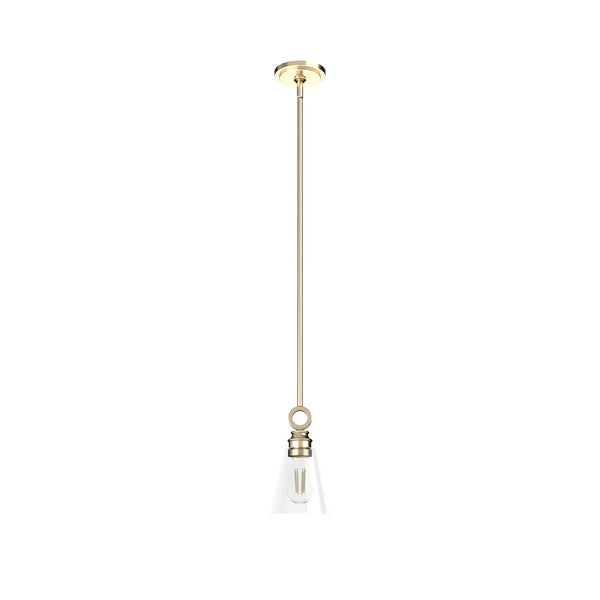 Hunter - 19436 - One Light Pendant - Klein - Alturas Gold from Lighting & Bulbs Unlimited in Charlotte, NC
