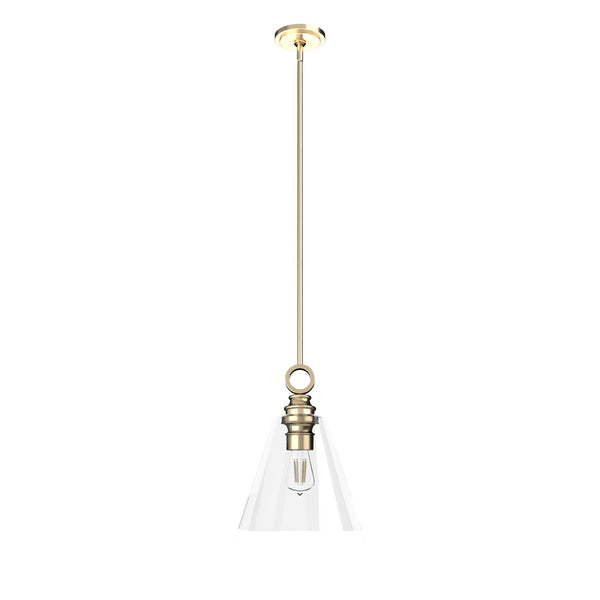 Hunter - 19438 - One Light Pendant - Klein - Alturas Gold from Lighting & Bulbs Unlimited in Charlotte, NC