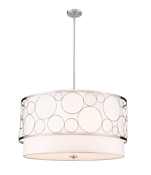 Z-Lite - 197-32BN - Five Light Pendant - Kendall - Brushed Nickel from Lighting & Bulbs Unlimited in Charlotte, NC