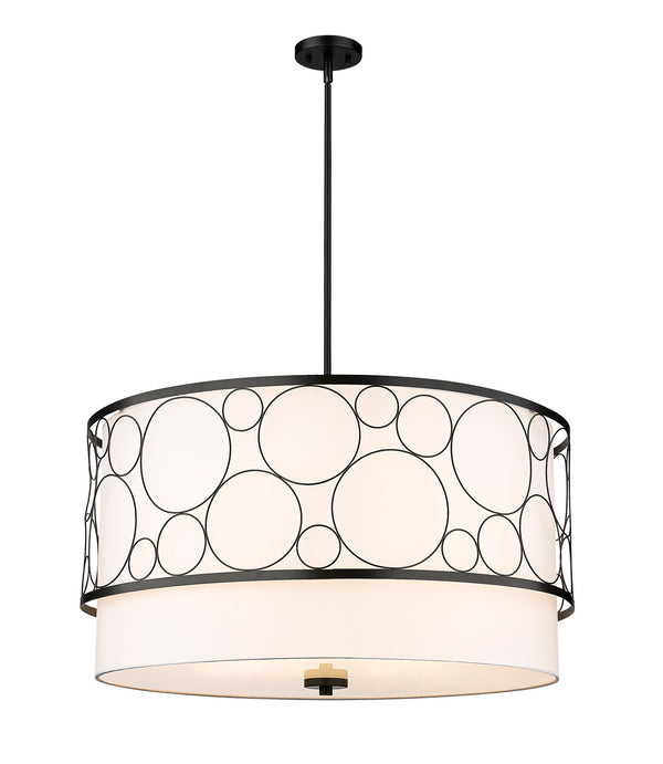 Z-Lite - 197-32MB - Five Light Pendant - Kendall - Matte Black from Lighting & Bulbs Unlimited in Charlotte, NC