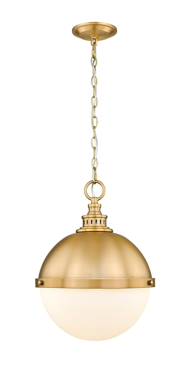 Z-Lite - 619P14-CB - Two Light Pendant - Peyton - Classic Brass from Lighting & Bulbs Unlimited in Charlotte, NC