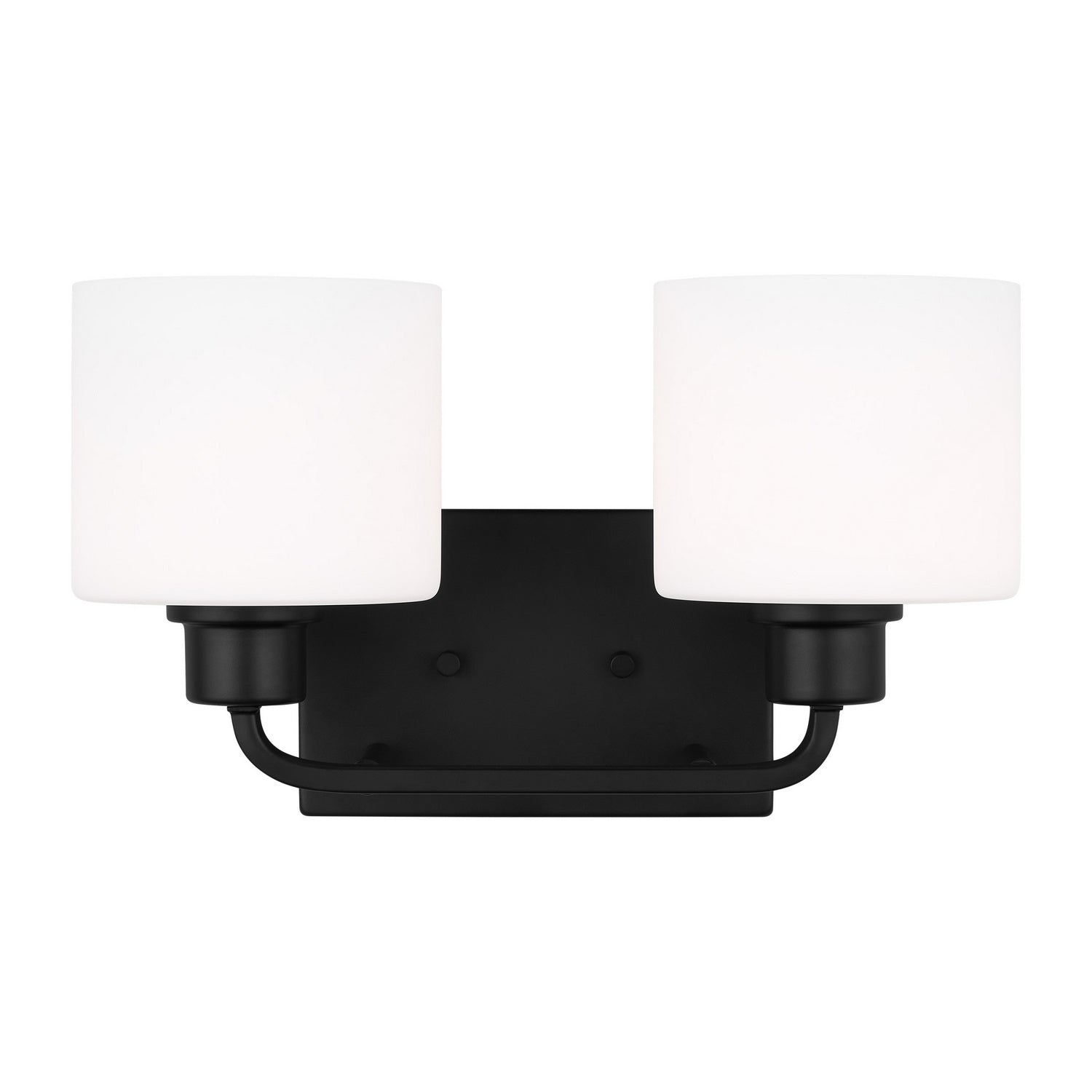 Generation Lighting - 4428802-112 - Two Light Wall / Bath - Canfield - Midnight Black from Lighting & Bulbs Unlimited in Charlotte, NC