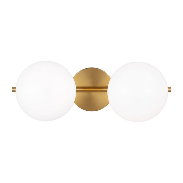 Visual Comfort Studio - EV1012BBS - Two Light Vanity - Lune - Burnished Brass from Lighting & Bulbs Unlimited in Charlotte, NC