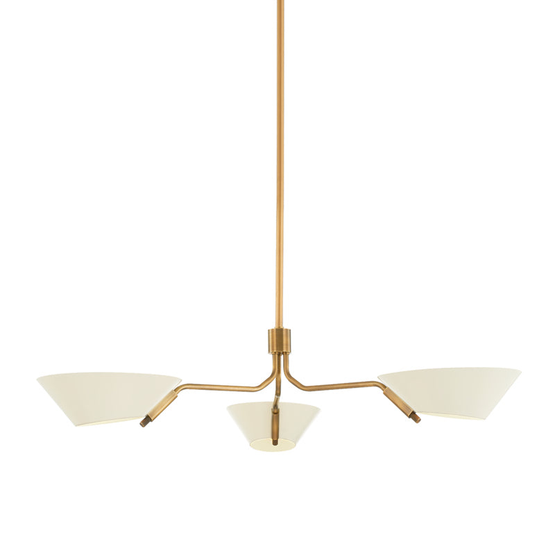 Troy Lighting - F8143-PBR/SSD - Three Light Chandelier - Sacramento from Lighting & Bulbs Unlimited in Charlotte, NC
