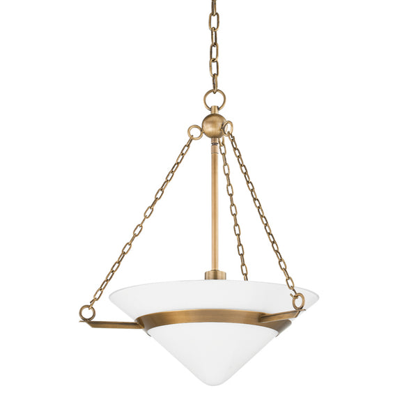 Troy Lighting - F8320-PBR - One Light Pendant - Amador from Lighting & Bulbs Unlimited in Charlotte, NC