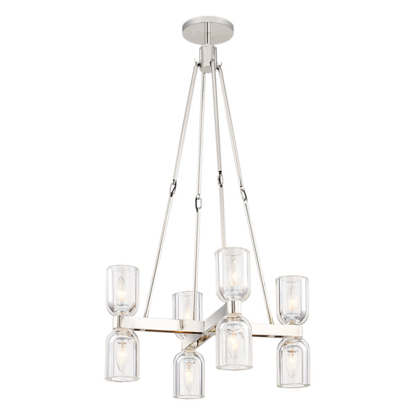 Alora - CH338822PNCC - Eight Light Chandelier - Lucian from Lighting & Bulbs Unlimited in Charlotte, NC