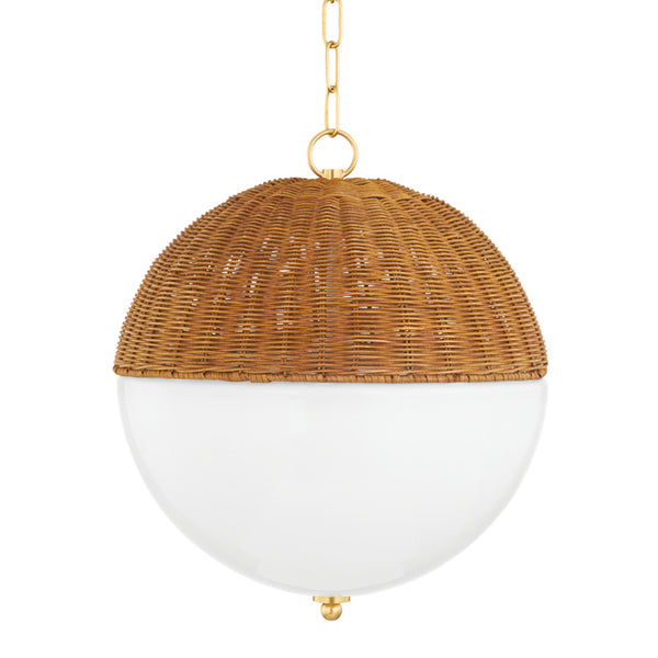 Mitzi - H603701L-AGB - One Light Pendant - Summer - Aged Brass from Lighting & Bulbs Unlimited in Charlotte, NC