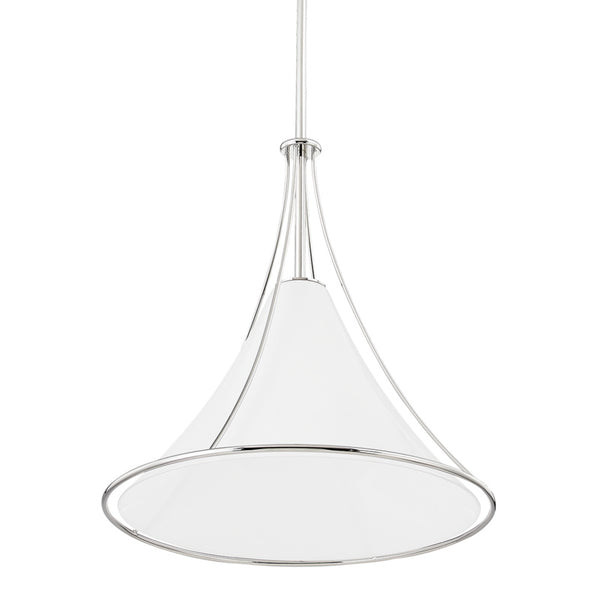 Mitzi - H645701L-PN - One Light Pendant - Madelyn - Polished Nickel from Lighting & Bulbs Unlimited in Charlotte, NC