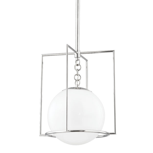 Mitzi - H648701S-PN - One Light Pendant - Frankie - Polished Nickel from Lighting & Bulbs Unlimited in Charlotte, NC